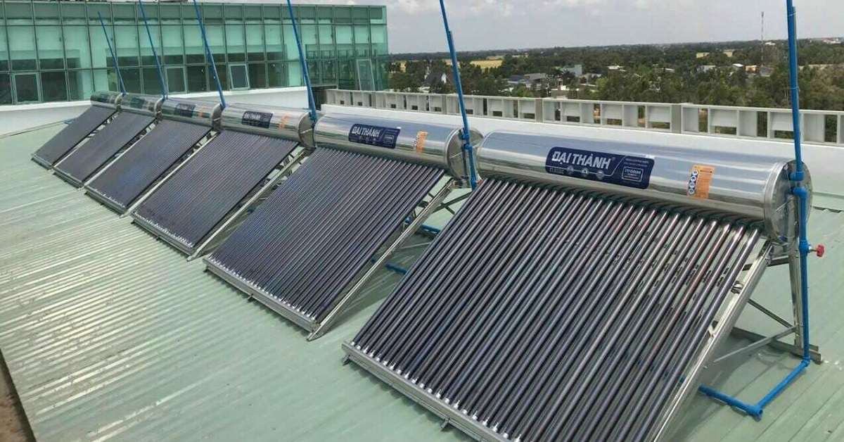 máy nước nóng năng lượng mặt trời đại thành tại Quận 4