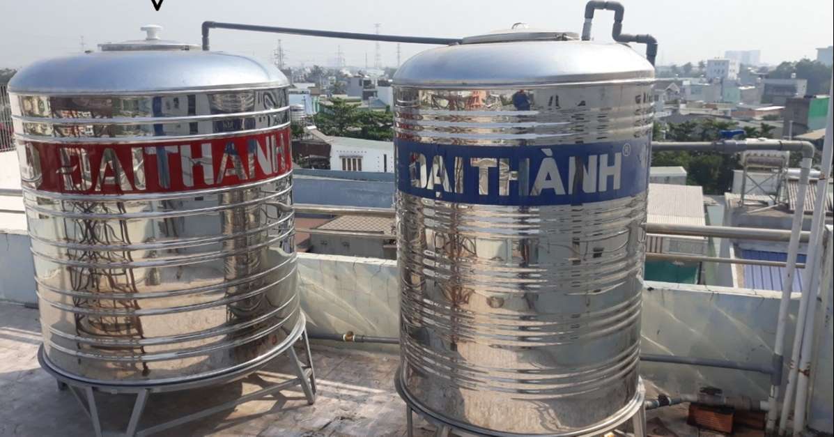 Điểm phân phối bồn nước uy tín - Đại lý bồn nước inox Đại Thành tại quận 12