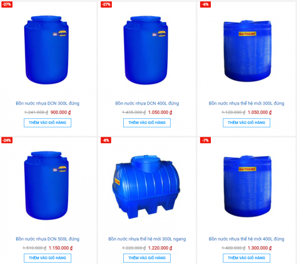 Bồn nhựa Tân Á Đại Thành chất lượng cao, giá cạnh tranh