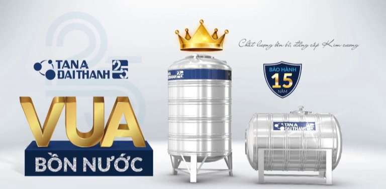 Tân Á Đại Thành cam kết đem tới các sản phẩm bồn nước inox Đại Thành chất lượng nhất