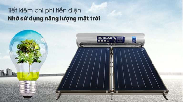 Máy nước nóng năng lượng mặt trời Platinum Đại Thành