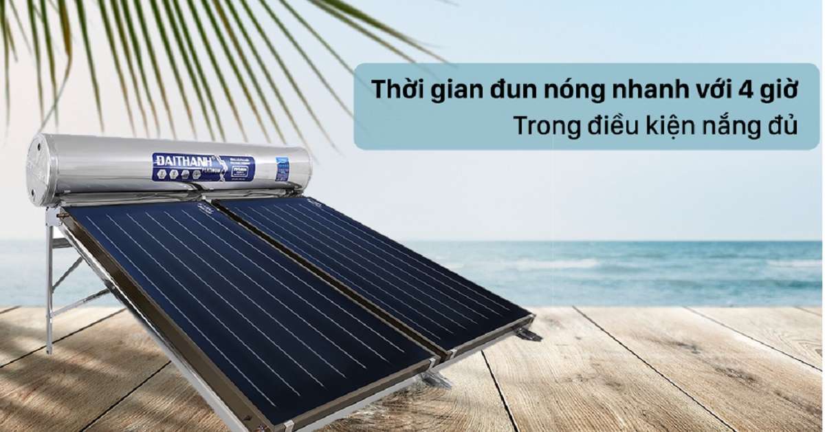 Lợi ích của máy nước nóng năng lượng mặt trời Đại Thành tại Quận Tân Bình