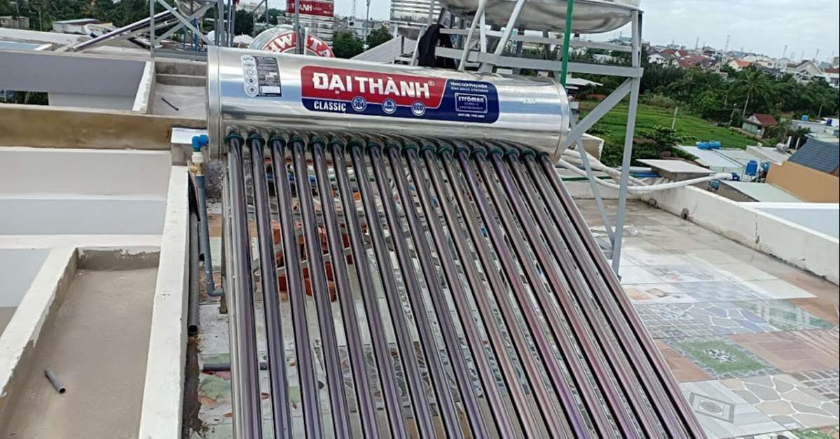 Review máy nước nóng năng lượng mặt trời Đại Thành tại Quận Thủ Đức