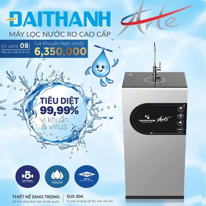 Bảng giá máy lọc nước Tân Á Đại Thành Vũng Tàu